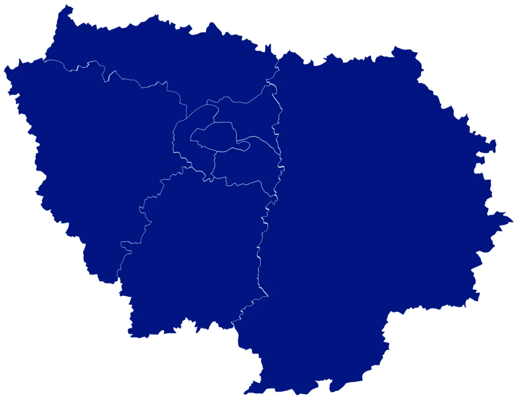 Zone d'intervention Île-de-France